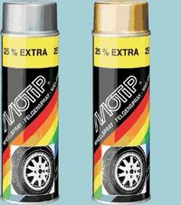 Акриловая краска Wheelspray Motip для реставрации различных типов колесных дисков Акриловая краска Wheelspray Motip для реставрации различных типов колесных дисков
