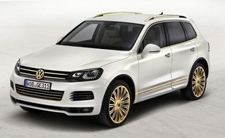 Спорткар Volkswagen Touareg Gold Edition Спорткар Volkswagen Touareg Gold Edition